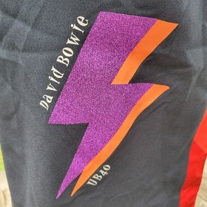 Phish inspired David Bowie/UB40 bolt Banana Republic size 2 dress